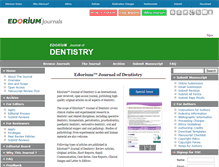 Tablet Screenshot of edoriumjournalofdentistry.com